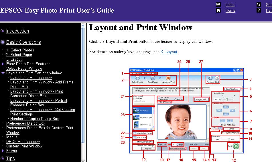 Phần mềm Easy Photo Print Trên epson L805